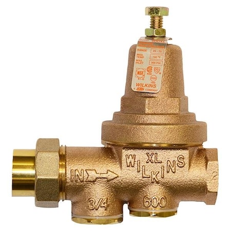 Pressure Reducing Valve Female Cu Swt Union X Fnpt